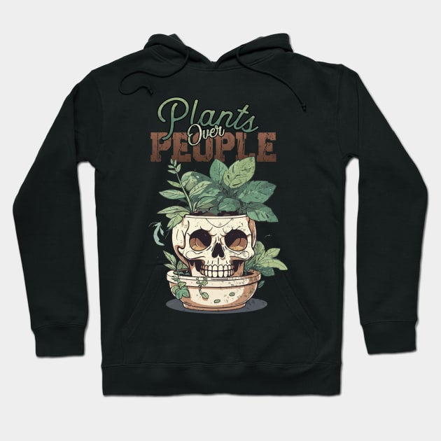 Plants Over People Hoodie by Trendsdk